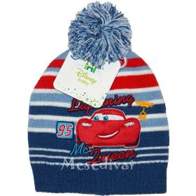 Verdás kötött bébi sapka 48-50