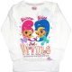 Shimmer és Shine hosszúujjú póló fehér