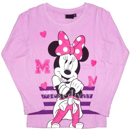 Minnie Mouse hosszúujjú póló lila