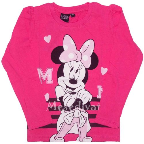 Minnie Mouse pink hosszúujjú póló