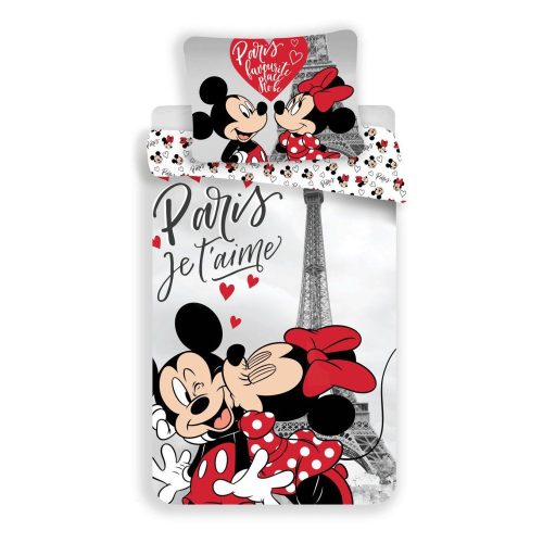 Mickey és Minnie Egeres ágyneműhuzat Párizs