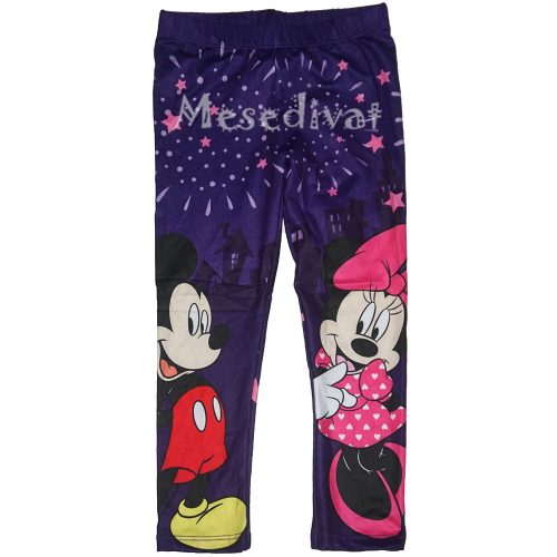Minnie Mouse nagymintás leggings lila