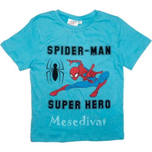 Spiderman rövidujjú póló kék