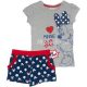 Minnie Mouse nyári együttes szürke sötétkék