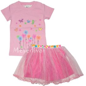 Pillangós póló tüllös pamut szoknyával