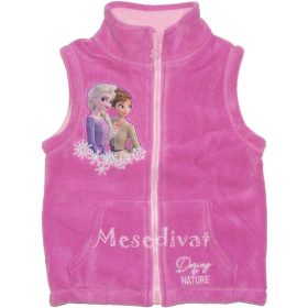 Jégvarázsos polár mellény lila