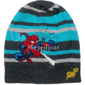 Pókember Spiderman kötött sapka sötétszürke