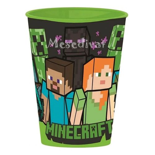Minecraft műanyag pohár