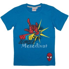 Pókemberes póló kék színben 98-128