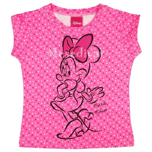 Minnie Egeres pöttyös pamut póló