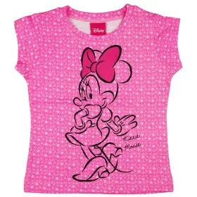Minnie Mouse pöttyös pamut rózsaszín