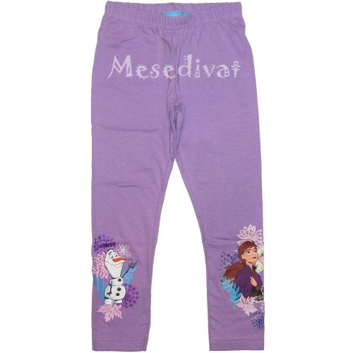 Jégvarázsos leggings lila színben