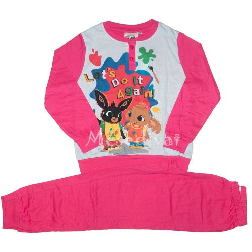Bing nyuszis pizsama pink 98-116