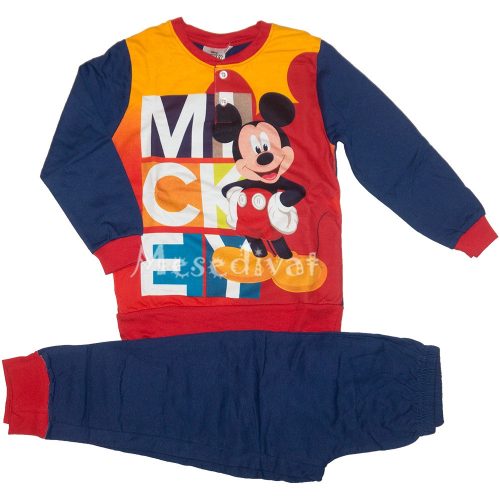 Mickey Egeres téli pamut pizsama