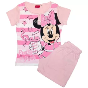 Minnie Egeres nyári pizsama rózsaszín színben