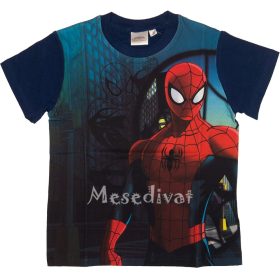 Pókemberes póló sötétkék