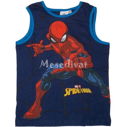 Pókember Spiderman trikó sötétkék