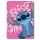 Lilo és Stitch polár pléd rózsaszín