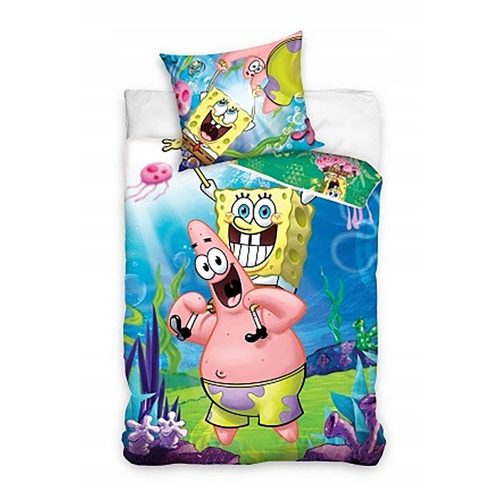 SpongyaBob ágyneműhuzat garnitúra kék