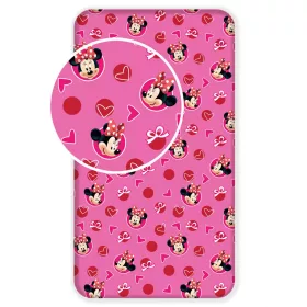 Minnie Egeres gumis lepedő kislányoknak