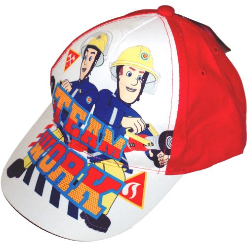 Fireman Sam baseball sapka piros