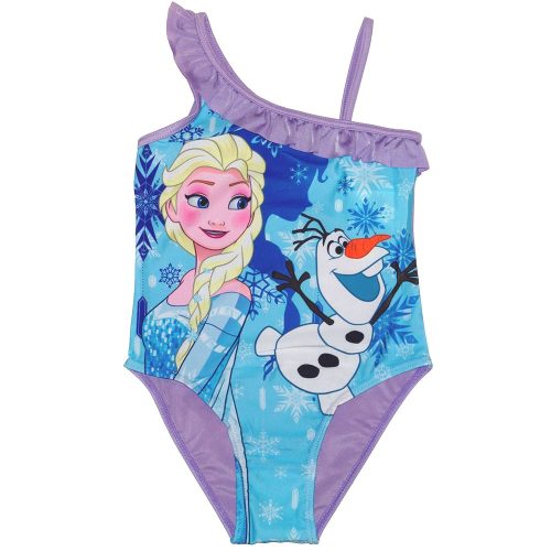 Jégvarázs Frozen kislány fürdőruha lila