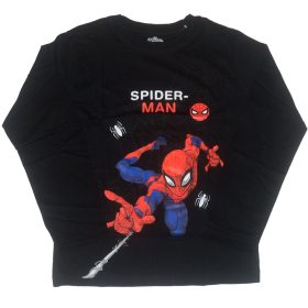 Pókember hosszúujjú póló fekete