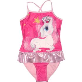 Unikornis mintás fürdőruha kislányoknak
