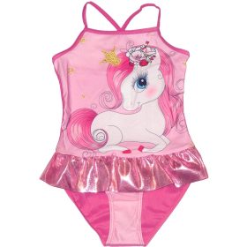 Unikornis egyrészes kislány fürdőruha
