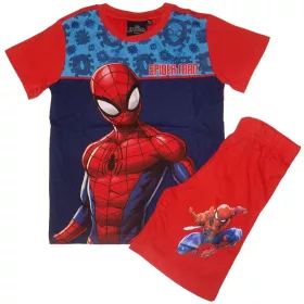 Spiderman nyári pizsama piros
