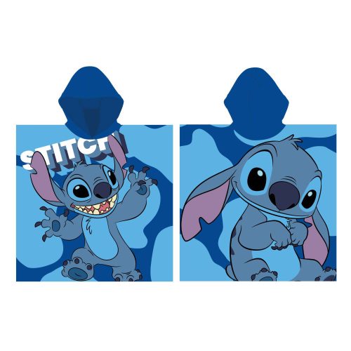 Stitch poncsó törölköző