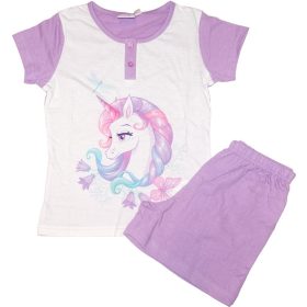 Unikornis nyári pizsama lila