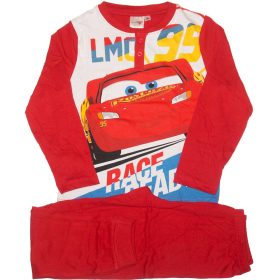 Verdás gyerek pamut pizsama piros