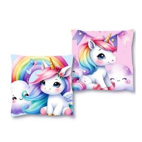 Unikornisos díszpárna 