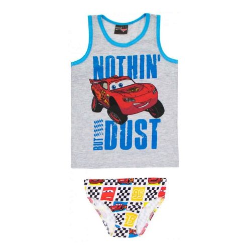 Verdás trikó alsónadrág szett szürke