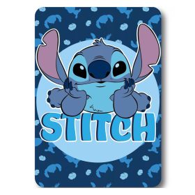 Stitch polár pléd kék