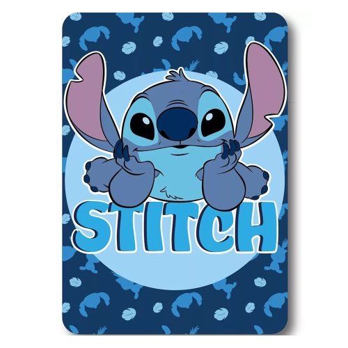 Stitch polár pléd kék