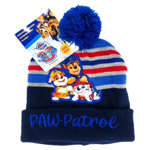 Mancs Őrjárat bojtos téli gyerek sapka