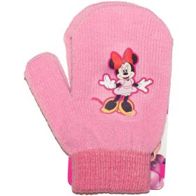 Minnie Egér egyujjas kesztyű rózsaszín