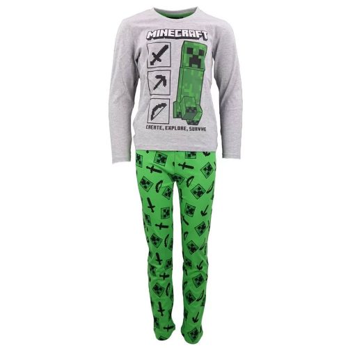 Minecraft pamut fiú pizsama