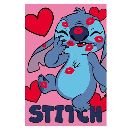 Disney Stitch polár takaró rózsaszín
