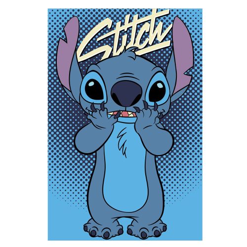Lilo és Stitch polár pléd kék