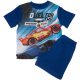 Disney Cars nyári gyerek pizsama kék