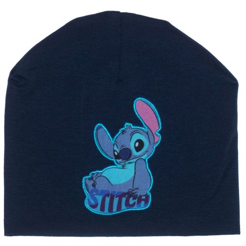 Stitch pamut sapka kisfiúknak sötétkék
