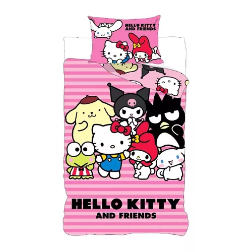 Hello Kitty ágyneműhuzat garnitúra 140*200 cm