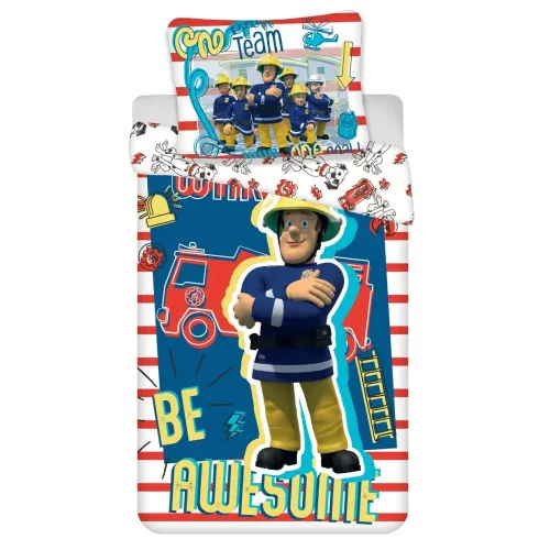 Fireman Sam 2 részes ágyneműhuzat 