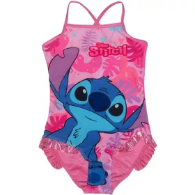 Stitch kislány egyrészes fürdőruha rózsaszín