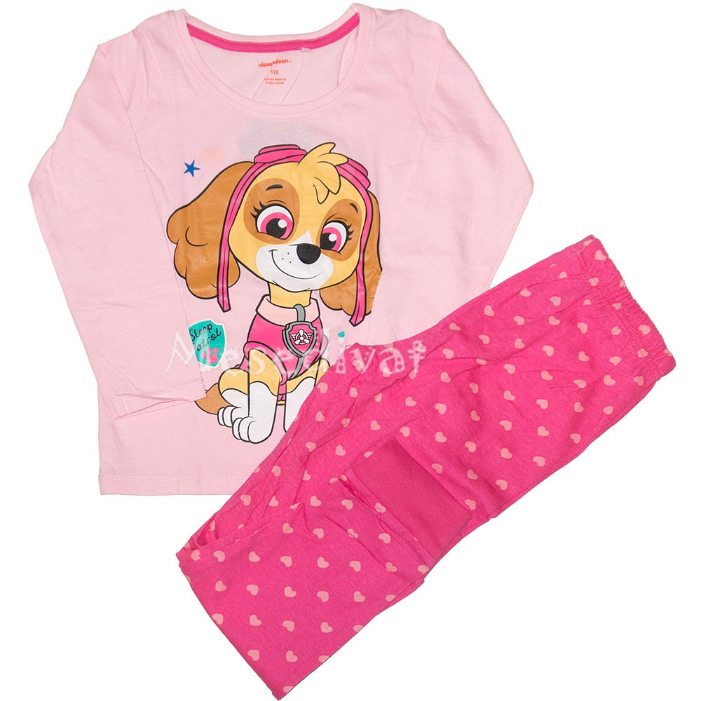rózsaszín kutyás pizsama